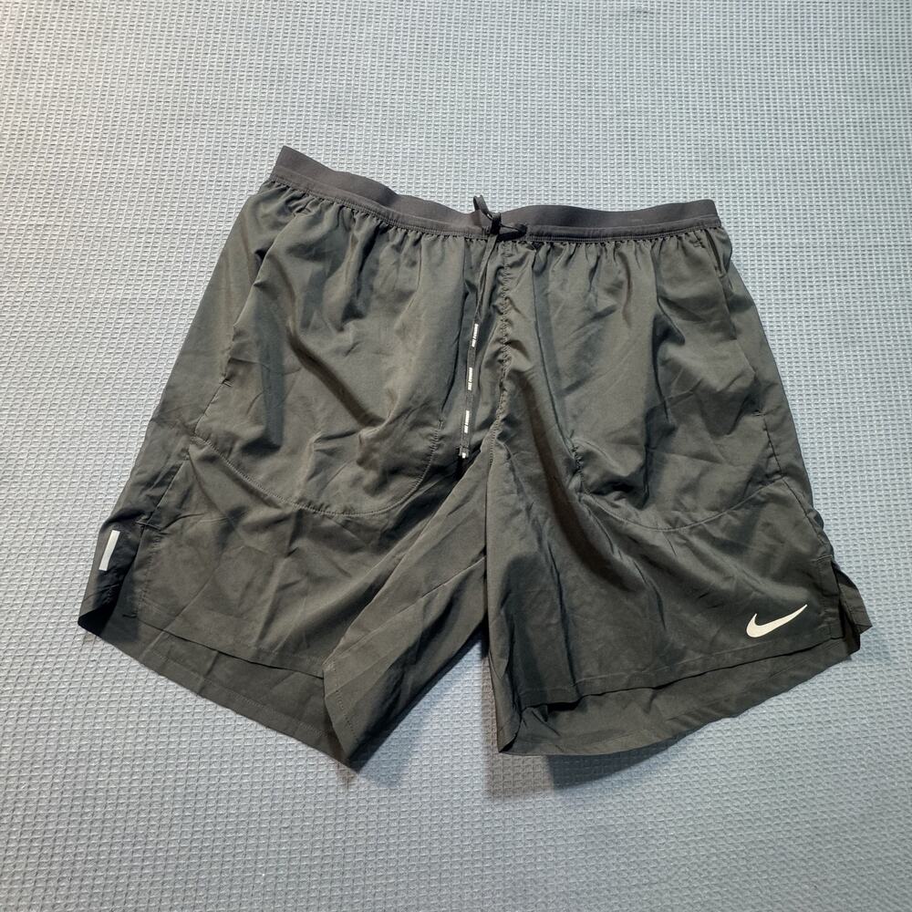 Nike Flex Stride Men's 7" Brief Running Shorts Sz XL Black Brand‎ New